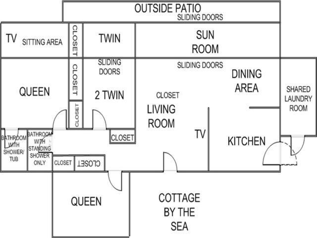 Cottage By The Sea - Unit A Duplex Остров Джекилл Экстерьер фото